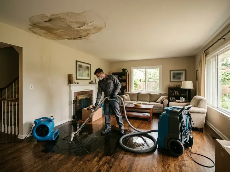 attic-pipe-burst-ceiling-drip-008 — frequently asked questions, Water Damage Restoration & Carpet Care in Beloit, WI